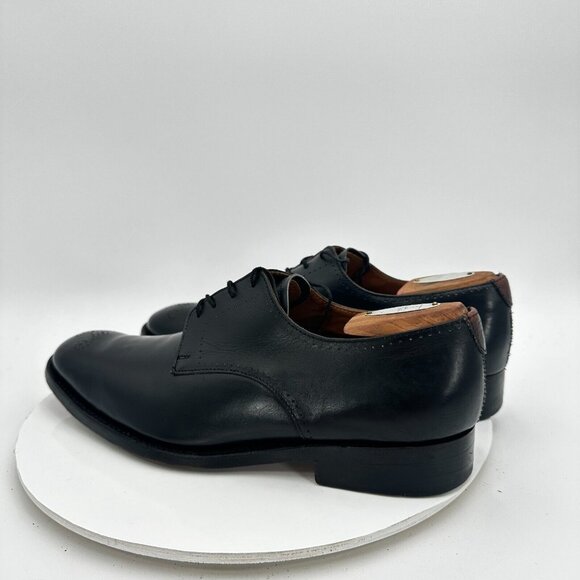 Grenson Men Size 11  Black Perforated Leather Lace Up Derby Dress Shoes main image 15